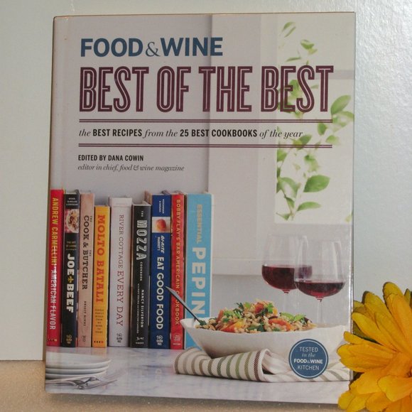 FOOD & WINE Best of the Best Cookbook Dana Cowin - Picture 1 of 12